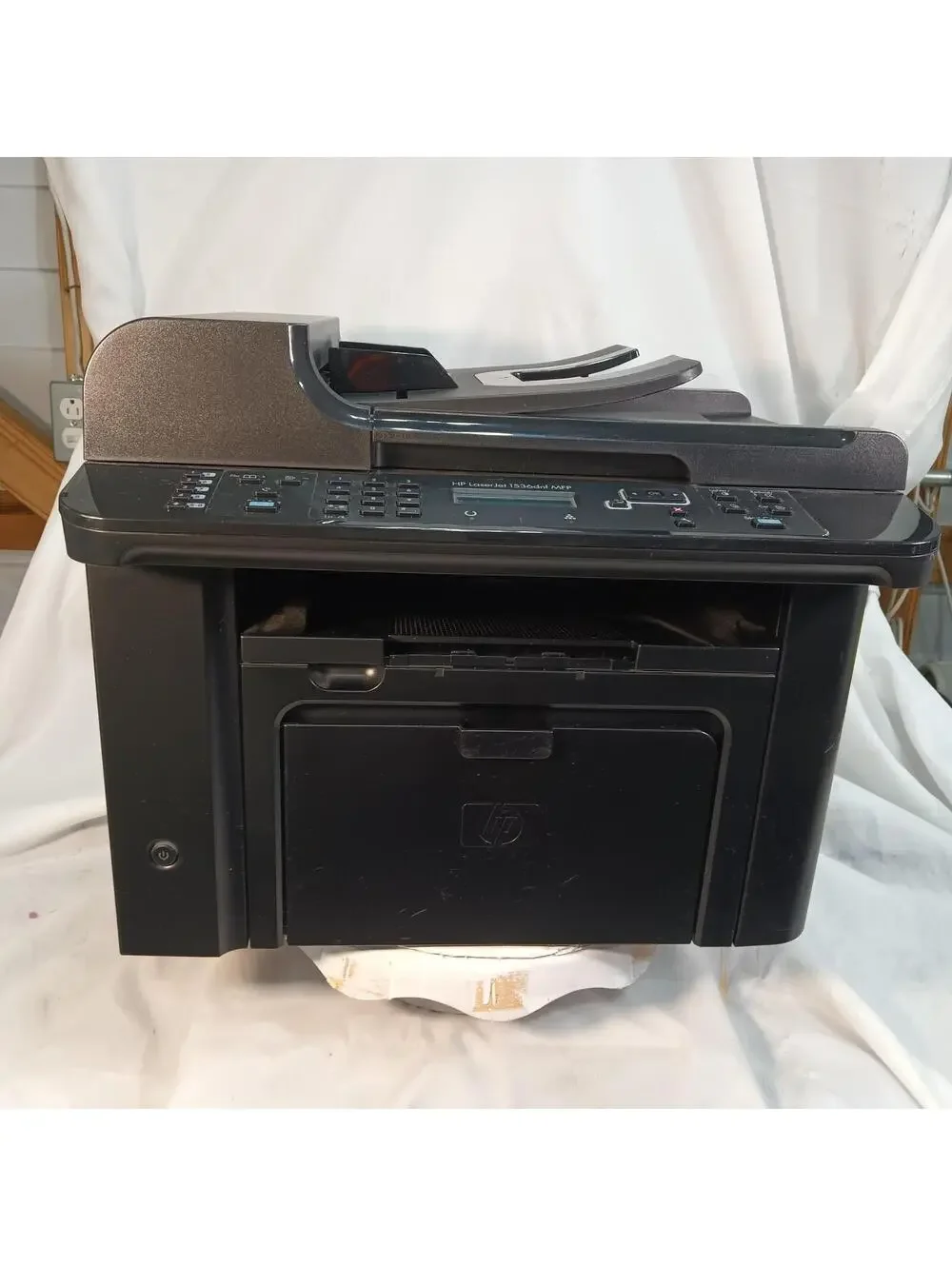 HP LaserJet M1536dnf MFP All-In-One Monochrome Laser Printer Scan Copy Fax Used